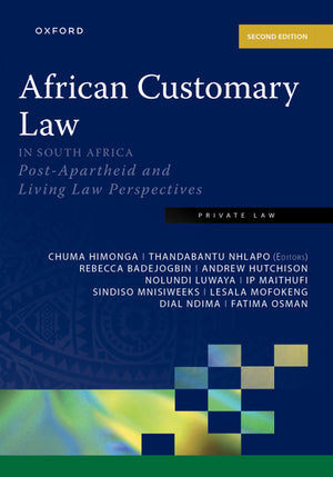 African Customary Law in South Africa 2E