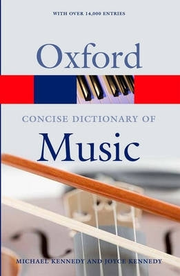 Concise Oxford Dict of Music