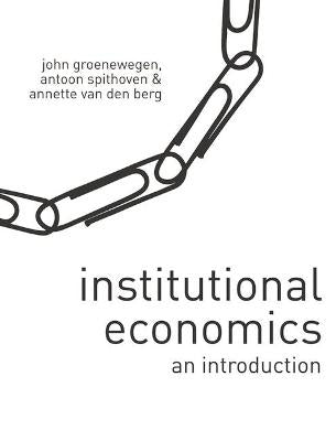 Institutional Economics an Intro (H/C)
