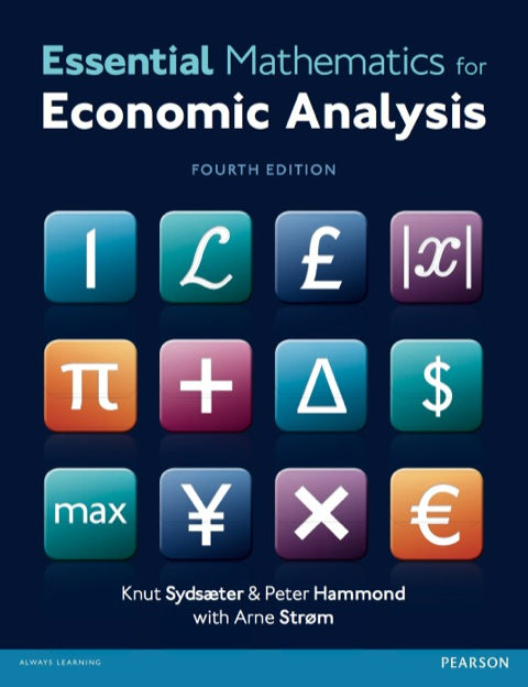 Essential Mathematics for Economic Analysis