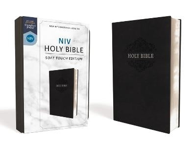 Niv Holy Bible Soft Touch Edition Leathersoft Black Comfort Print