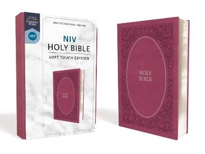 Niv Holy Bible Soft Touch Edition (Leathersoft Pink Comfort Print)