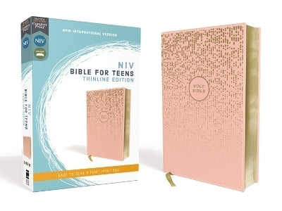 Niv Bible for Teens Thinline Edition Leathersoft Pink Red Letter Comfort Print