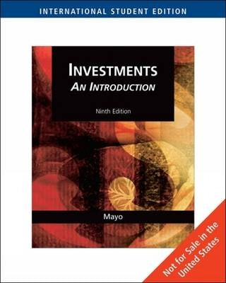Investments an Intro (Ref to 9781285175676)