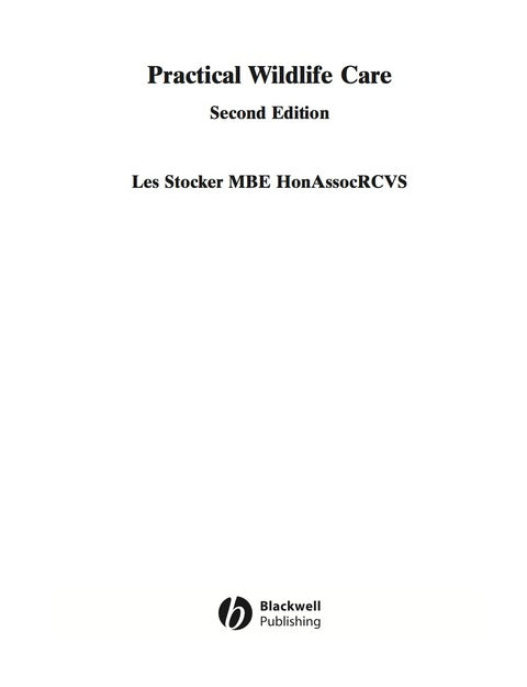 Practical Wildlife Care