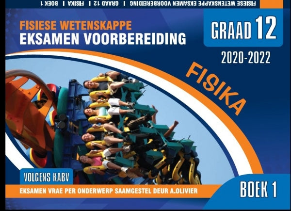 Fisiese Weteskappe Gr 12 Eksamen Voorbereiding (Handboek En Oplossings Fisika) (Boek 1) (Bundle)