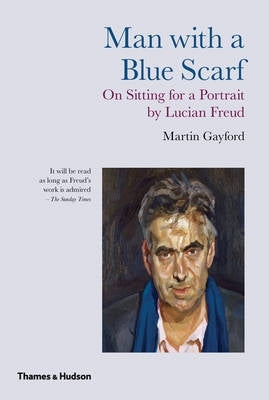 Man With a Blue Scarf on Sitting for a Portrait by Lucian Freud