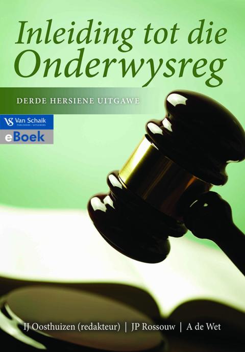 Inleiding Tot Die Onderwysreg