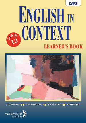 English in Context Gr 12 (Learners Book) (Epub Perpetual Licence) (Snapplify)