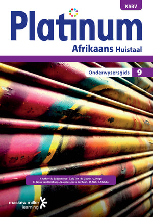 Platinum Afrikaans Huistaal Gr 9 (Onderwysersgids)