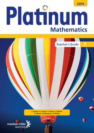 Platinum Mathematics Grade 7 Teachers Guide EPDF Perpetual Licence