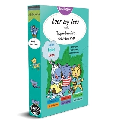 Leer My Lees Met Tippie Die Olifant Vlak 5 Boeke 11 Tot 20 (Boekpak)