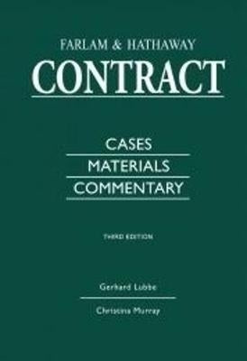 Farlam and Hathaway Contract Cases Materials and Commentary