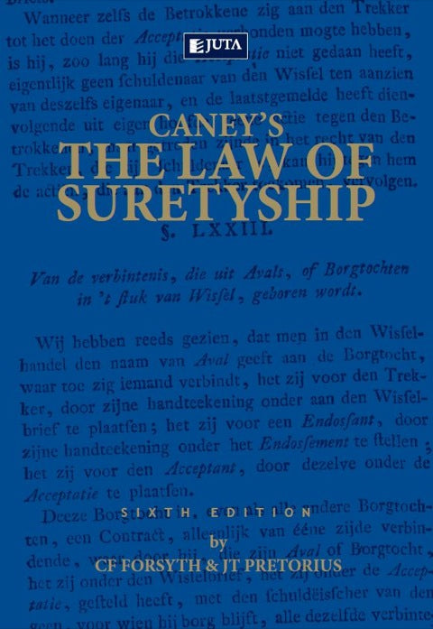Caneys the Law of Suretyship
