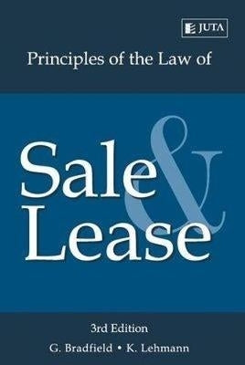 Principles of the Law of Sale and Lease