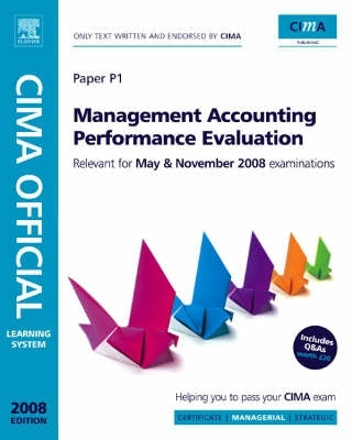 Cima Learning System Management Accounting Performance Evaluation (Paper P1)