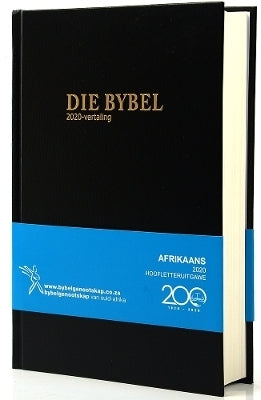 Bible Afrikaans 2020 Uppercase Edition Medium Size Black (Hc)