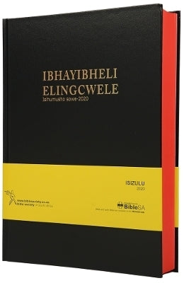 Isizulu 2020 Complete Bible Large Print Black Red Edged Cross References Footnotes Maps (Hc)