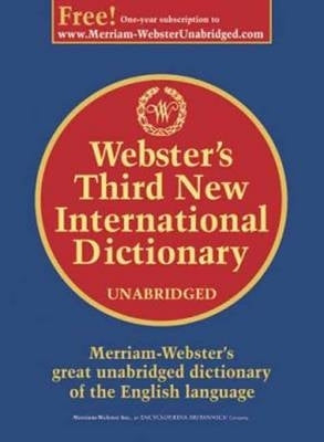 Websters Third New International Dict (H/C)