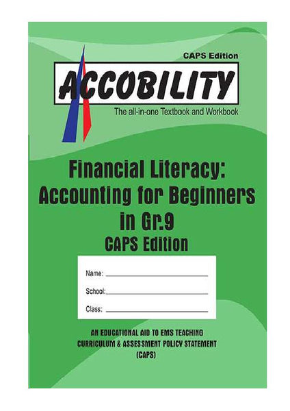 Financial Literacy Accounting for Beginners in Gr 9