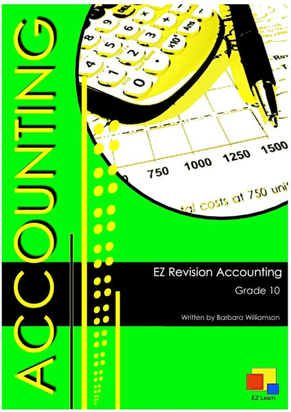 Ez Revision Accounting Grade 10