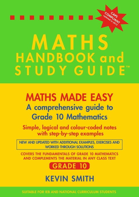 Maths Handbook and Study Guide Gr 10