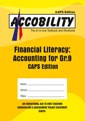 Financial Literacy Accounting for Gr 9