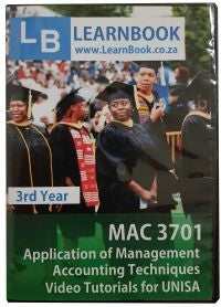 Mac 3701 Video Tutorials for Unisa