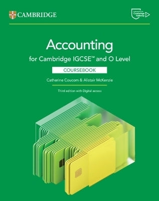 Cambridge Igcse Tm and O Level Accounting Coursebook With Digital Access (2 Years)