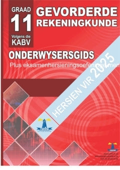 Gevorderde Rekeningkunde Gr 11 (Onderwysers Handleiding)