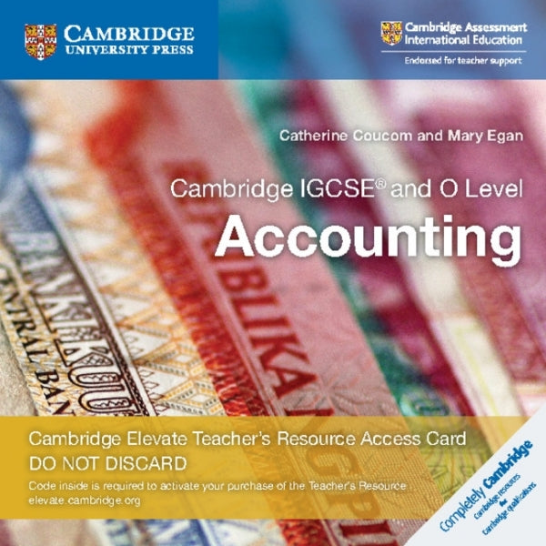 Cambridge Igcse and O Level Accounting Digital Teachers Resource