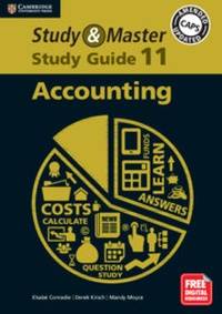 Study and Master Accounting Gr 11 (Study Guide) (Blended)