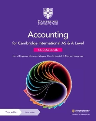 Cambridge International As and a Level Accounting Coursebook With Digital Access 2 Years