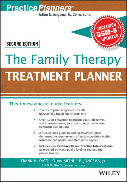 Family Therapy Treatment Planner, With Dsm-5 Updates, 2Nd Edition