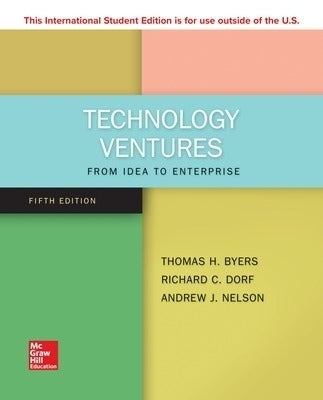 Technology Ventures From Idea to Enterprise