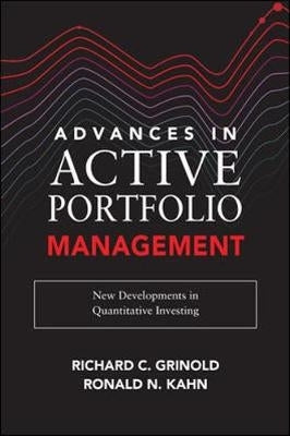 Advances in Active Portfolio Management New Developments in Quantitative Investing (H/C)