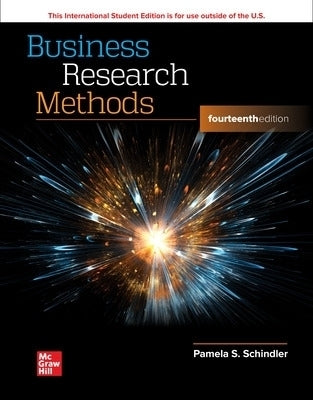 Business Research Methods (Refer Isbn 9781265213749)