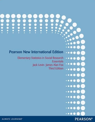 Elementary Statistics in Social Research Essentials (Pnie)