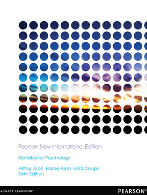 Statistics for Psychology Pearson New International Edition