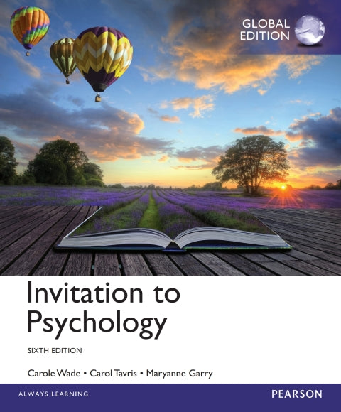 Invitation to Psychology (Global Edition)