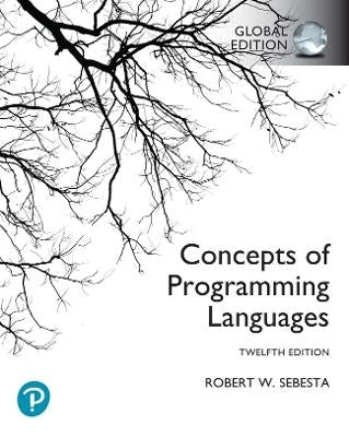 Concepts of Programming Languages (Global Edition)