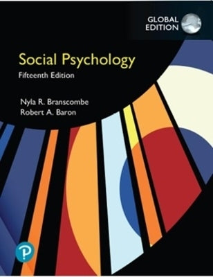 Social Psychology (Global Edition)