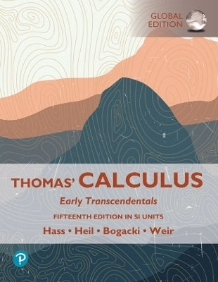Thomas Calculus Early Transcendentals Si Units