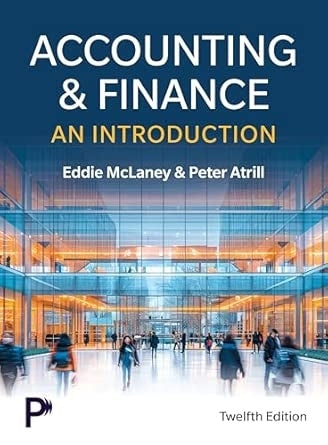 Accounting and Finance an Introduction