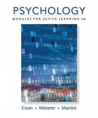 Psychology Modules for Active Learning