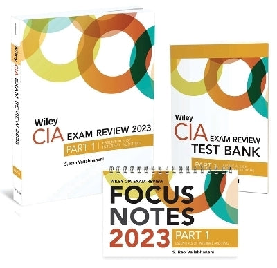 Wiley Cia Exam Review Test Bank Focus Notes Essentials of Internal Auditing Set (Part 1) (2023)