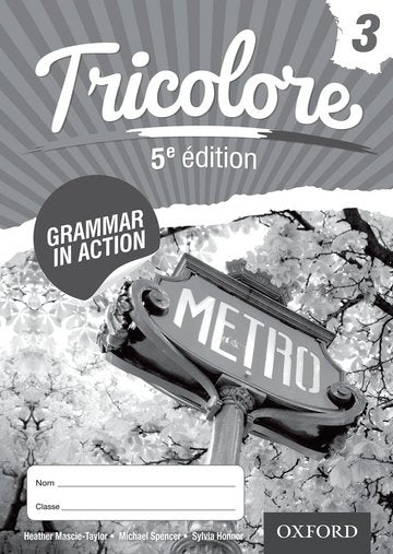 Tricolore French Grammar in Action (Workbook Pack 3) (8 Pack)