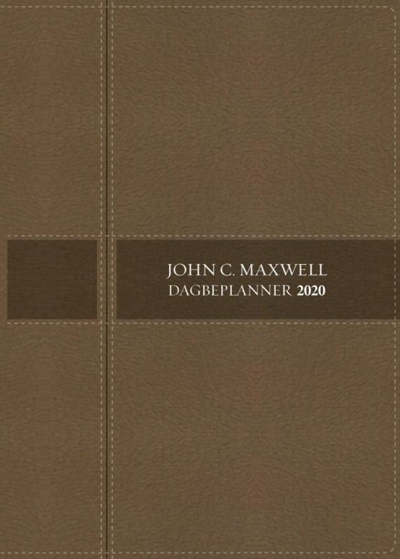 John C Maxwell Dagbeplanner 2020 Stone Met Ritsluiter