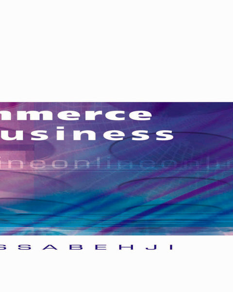 Applying E-Commerce in Business