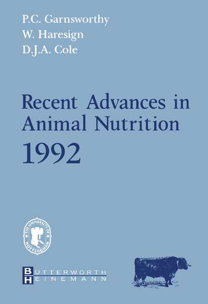 Recent Advances in Animal Nutrition 1992